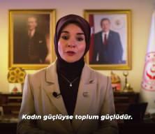  Bakan Mahinur G&ouml;ktaş 8 Mart D&uuml;nya Kadınlar G&uuml;n&uuml;'ne &ouml;zel bir video paylaştı