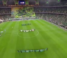 Al-Ahli trib&uuml;nlerinden muhteşem koreografi! Başrolde Merih Demiral var