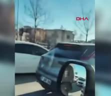 Aracından inen maganda rekor cezaya &ccedil;arptırıldı