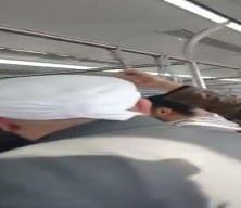 İsrailli yolcuları g&ouml;r&uuml;nce sloganlar başladı: İstanbul'da bir otob&uuml;ste yaşandı!