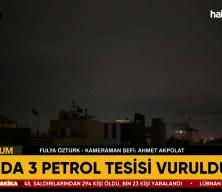 İran'da bulunan Fulya &Ouml;zt&uuml;rk'&uuml;n canlı yayında olduğu anlarda korkutan patlama