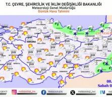 Meteoroloji yurt genelinde 5 ile uyarılarda bulundu