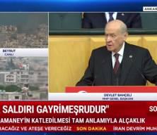 MHP lideri Devlet Bah&ccedil;eli İran'a sabır ve başsağlığı diledi