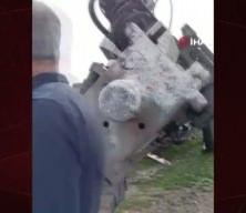 Nevşehir&rsquo;de y&uuml;k treni tıra &ccedil;arptı!