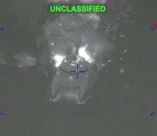 ABD, İran Donanması&rsquo;na d&uuml;zenlenen saldırı anlarını paylaştı