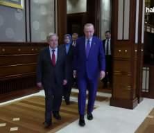 Cumhurbaşkanı Erdoğan, BM Genel Sekreteri Guterres ile g&ouml;r&uuml;şt&uuml;