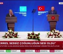 Cumhurbaşkanı Erdoğan: Nerede bir yangın varsa s&ouml;nd&uuml;rmek i&ccedil;in su taşıyoruz