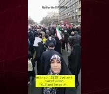 İran'da halk ABD ve İsrail'e karşı protesto g&ouml;sterilerinde bulundu