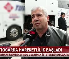 İstanbul'da bayram &ouml;ncesi otob&uuml;s biletlerinin y&uuml;zde 90'ı t&uuml;kendi