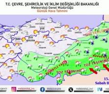 Meteoroloji yurt genelinde  kar ve fırtınaya karşı  19 ili uyardı