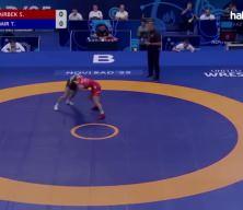 Milli g&uuml;reş&ccedil;i Tuba Demir, 23 yaş altında Avrupa 3'&uuml;nc&uuml;s&uuml; oldu