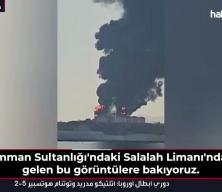 Umman'ın Salala Limanı'ndaki yakıt tankları İHA'larla hedef alındı