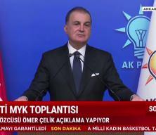 AK Parti S&ouml;zc&uuml;s&uuml; &Ouml;mer &Ccedil;elik'ten &ouml;nemli a&ccedil;ıklamalar