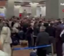 Gaziantep Havalimanı'nda umre yolcuları arasında meydan kavgası