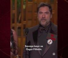 Yahudi Lobisi&rsquo;nin kontrol&uuml;ndeki Oscar'a damga vuran an! Javier Bardem s&ouml;zleri alkış tufana kopardı