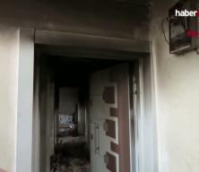 3 yaşındaki  &ccedil;ocuk &ccedil;akmakla oynarken evi yaktı