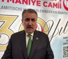 BBP Genel Başkanı Destici, Amsterdam'da partililerle bir araya geldi