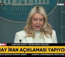 Beyaz Saray S&ouml;zc&uuml;s&uuml; Leavitt: İran'ın askeri kapasitesi b&uuml;y&uuml;k &ouml;l&ccedil;&uuml;de yok edildi