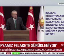 Cumhurbaşkanı Erdoğan'dan İsrail'e sert s&ouml;zler: Seyirci kalmayız!