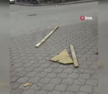 Denizli&rsquo;de şiddetli r&uuml;zgar hayatı olumsuz etkiledi