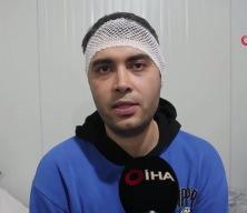 Hatay'da yatağında yatarken yorgun merminin hedefi olan vatandaş o anları anlattı!