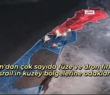 İran ve Hizbullah'tan İsrail'e eş zamanlı f&uuml;ze kıskacı