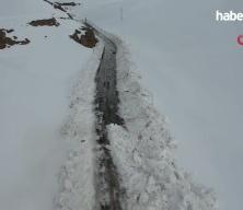 Karabet Ge&ccedil;idi'nde kar kalınlığı 4 metreye yaklaştı!