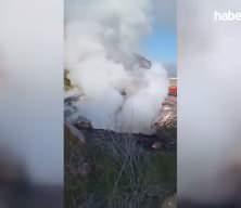 Mazot dolu tanker devrilip yandı! S&uuml;r&uuml;c&uuml; feci şekilde can verdi