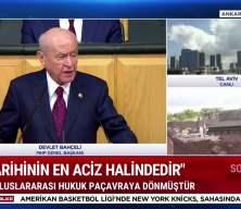 MHP lideri Devlet Bah&ccedil;eli BM  en aciz ve perişan d&ouml;neminde" dedi