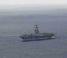 USS Gerald R. Ford u&ccedil;ak gemisi, yangın sonrası Girit Adası'na geri d&ouml;nd&uuml;