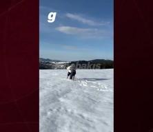 Trabzonspor teknik direkt&ouml;r&uuml; Fatih Tekke Galatasaray  galibiyetini karda kutladı