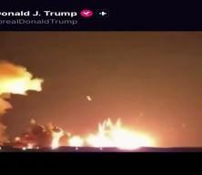 Trump, İsfahan'a saldırının g&ouml;r&uuml;nt&uuml;lerini yayınladı