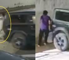 Hindistan'da dehşet anları: Otomobil ile beton duvar arasına can verdi