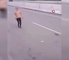 Kazaya sinirlenen tırcı meslektaşına demir sopayla saldırdı