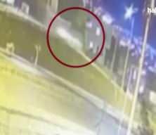 Şırnak'ta otomobilin alt yola u&ccedil;tuğu kaza kamerada