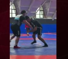 Taha Akg&uuml;l ve Rıza Kayaalp minderde kozlarını paylaştı! Hedef 2026 Avrupa Şampiyonası