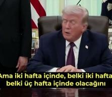 ABD başkanı Trump savaşı bitireceği tarihi a&ccedil;ıkladı