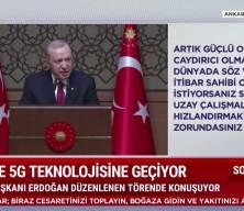 T&uuml;rkiye 5G teknolojisine ge&ccedil;iyor! Cumhurbaşkanı Erdoğan'dan tarihi a&ccedil;ıklamalar