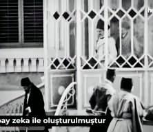 Yıldız Sarayı&rsquo;nda &ccedil;ekilen fotoğraf yapay zeka ile video haline d&ouml;n&uuml;şt&uuml;r&uuml;ld&uuml;