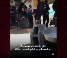 9 yaşındaki Gazzeli Ritac, gittiği okuldan kefenle d&ouml;nd&uuml;