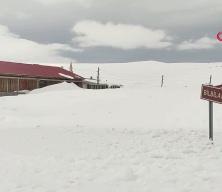 Ardahan'da yayla evleri kar altında kaldı