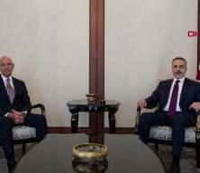 Bakan Fidan Tom Barrack'ı kabul etti