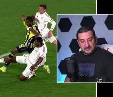 Fenerbah&ccedil;e'nin eski oyuncularından Serhat Akın penaltı pozisyonu i&ccedil;in a&ccedil;tı ağzını yumdu g&ouml;z&uuml;n&uuml;!