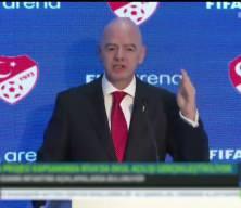  FIFA Başkanı Infantino "T&uuml;rkiye tezah&uuml;ratı" yaptırdı