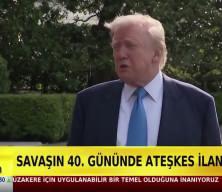 Trump'tan barış a&ccedil;ıklaması! İran ve ABD anlaşma sağladı