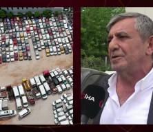 Antalya'da milyonluk ara&ccedil;larla hurdaya d&ouml;nenler aynı alanda sahiplerini bekliyor