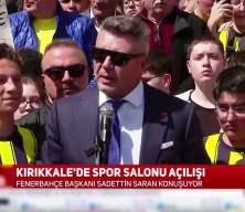 Fenerbah&ccedil;e Başkanı Sadettin Saran taraftara "Bir daha sizi ma&ccedil;lara almam" uyarısında bulundu