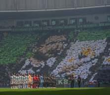 Bursaspor'dan g&ouml;vde g&ouml;sterisi! 2. Lig'de 40 bin kartonluk şampiyonluk koreografisi!