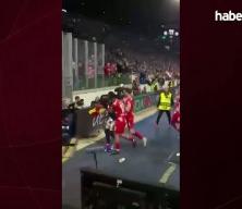 Konferans Ligi'nde b&uuml;y&uuml;k skandal! Ma&ccedil;ın ardından ortalık savaş alanına d&ouml;nd&uuml;