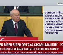 MHP genel Başkanı Devlet Bah&ccedil;eli erken se&ccedil;im tartışmaları hakkında konuştu